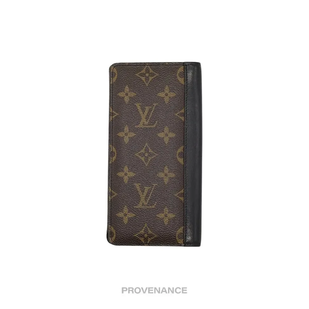 🔴 Louis Vuitton Tanon Long Wallet - Monogram Macassar